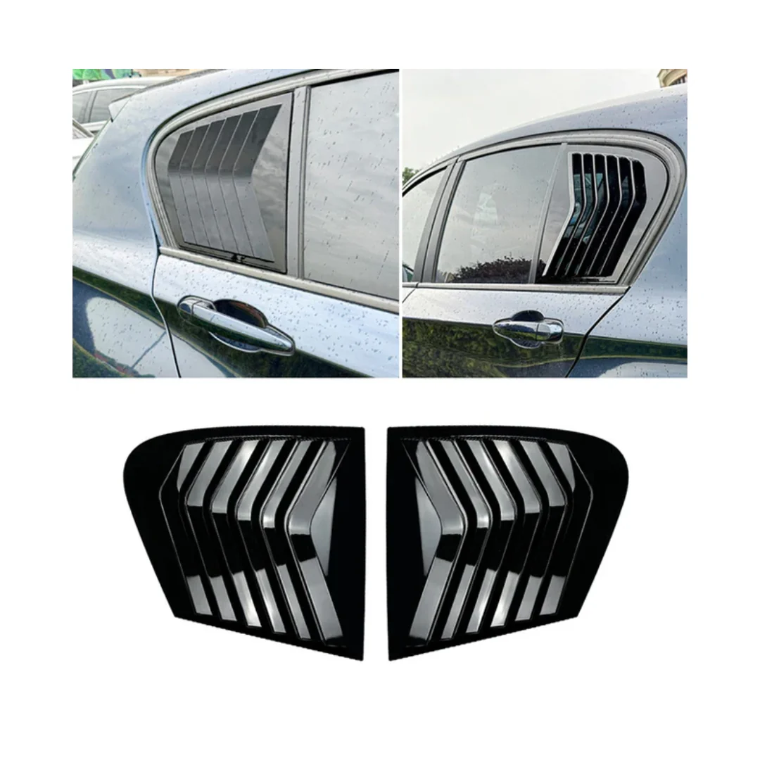 BM F20 GLOSS BLACK WINDOW LOUVERS (non oem) - Image 2