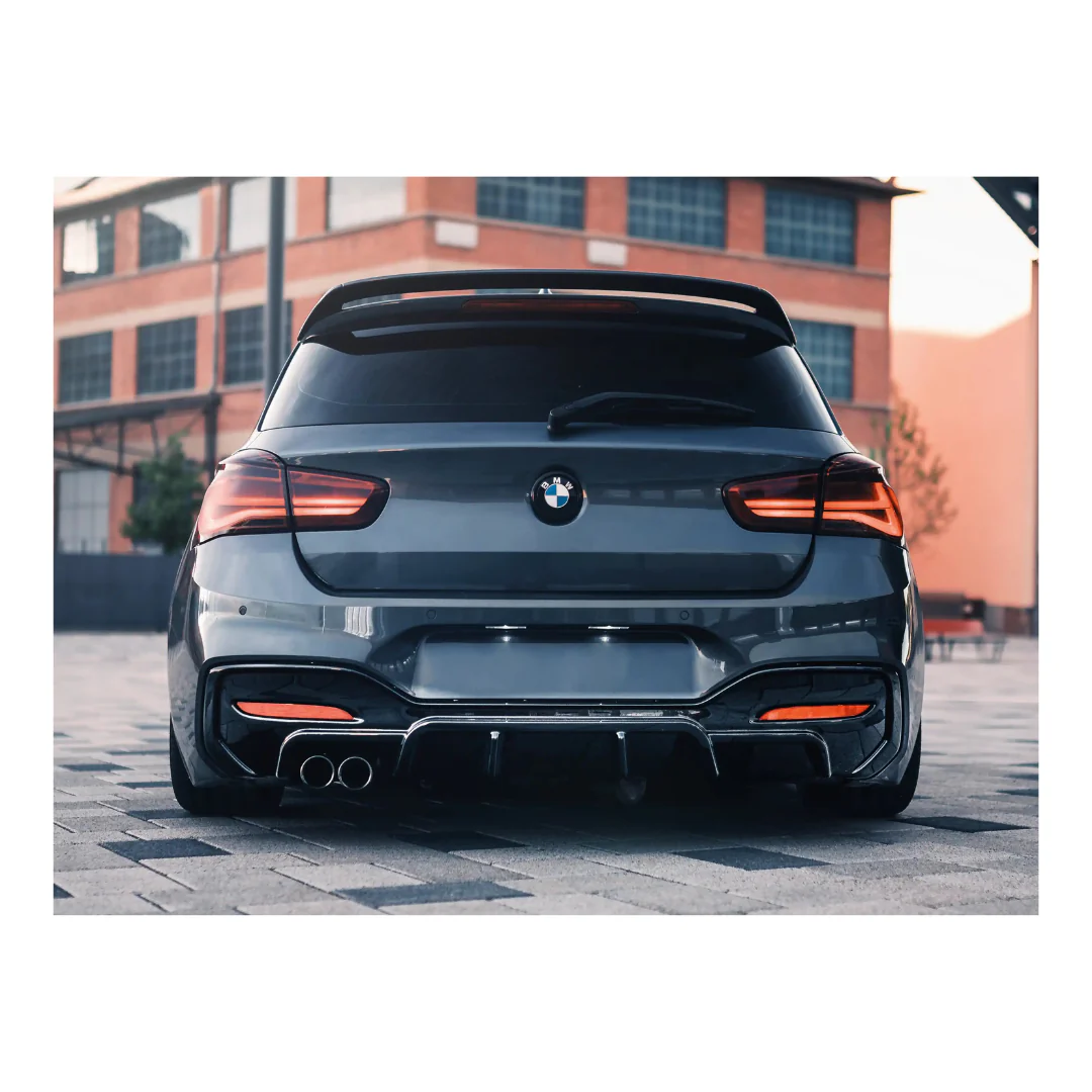 BM F20 LCI 120 GLOSS BLACK REAR DIFFUSER (non oem) - Image 2