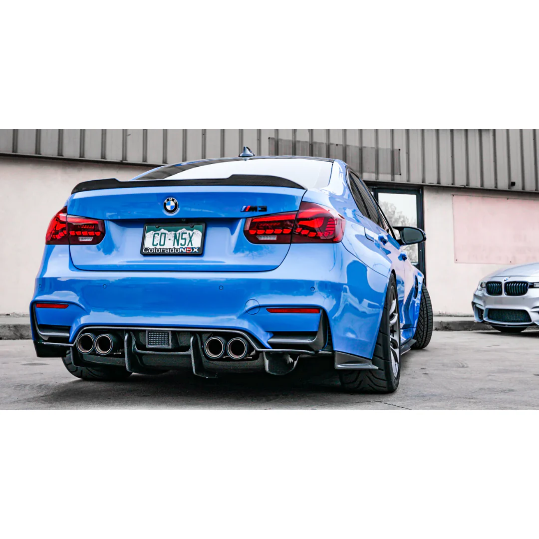BM F30/F80 CS STYLE GLOSS BLACK BOOT SPOILER (non oem) - Image 2