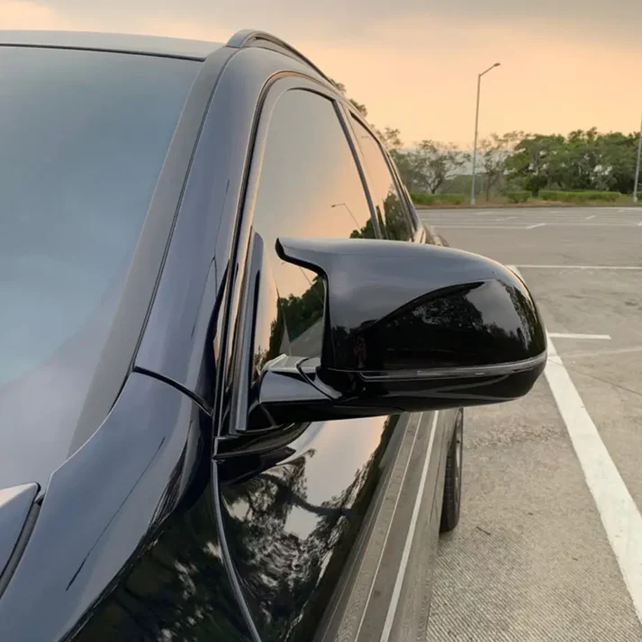 BM G07 X7 MIRROR COVERS GLOSS BLACK - Image 2