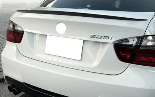 BM E90 M3 STYLE GLOSS BLACK BOOT SPOILER (non oem) - Image 2