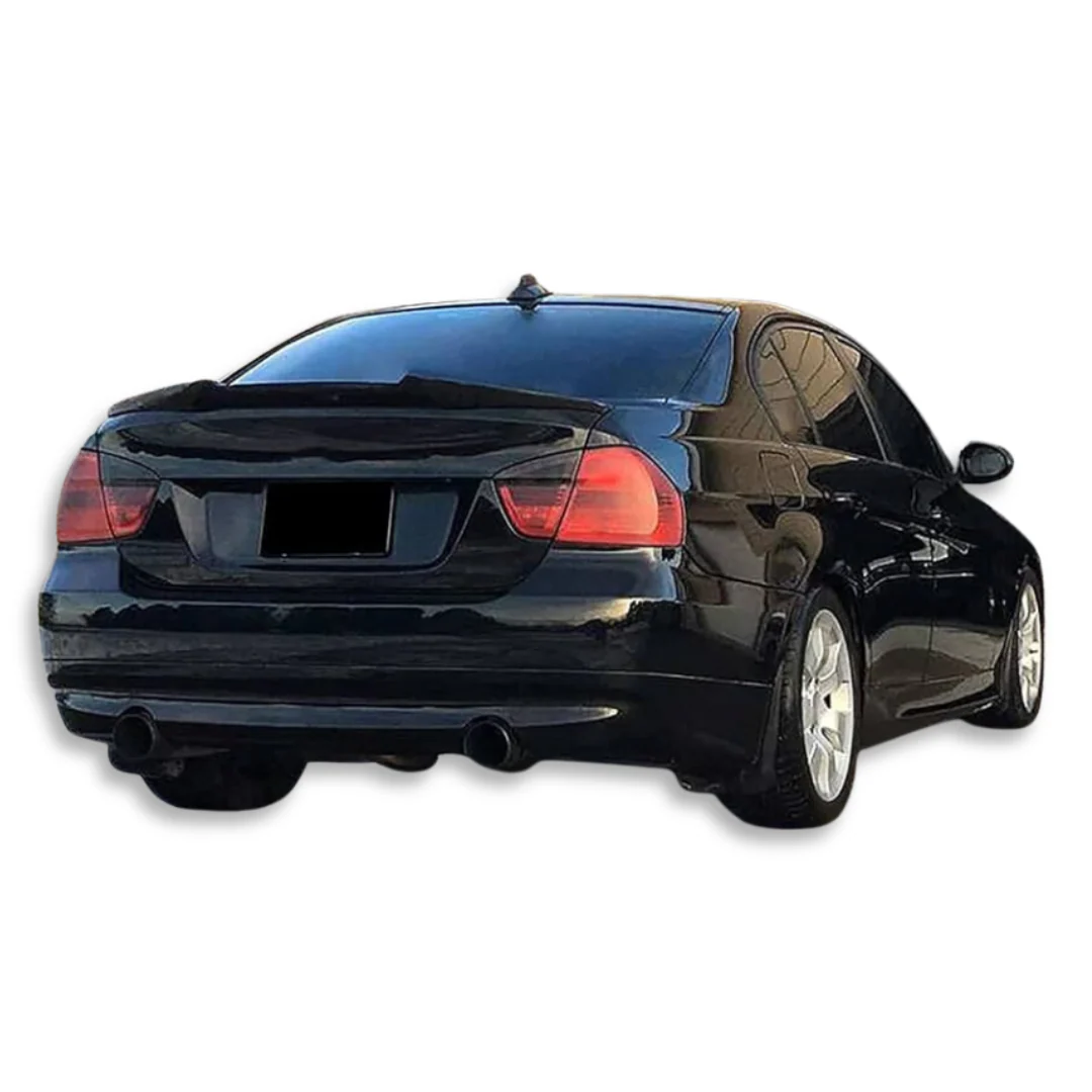 BM E90 M4 STYLE GLOSS BLACK BOOT SPOILER  (non oem) - Image 2