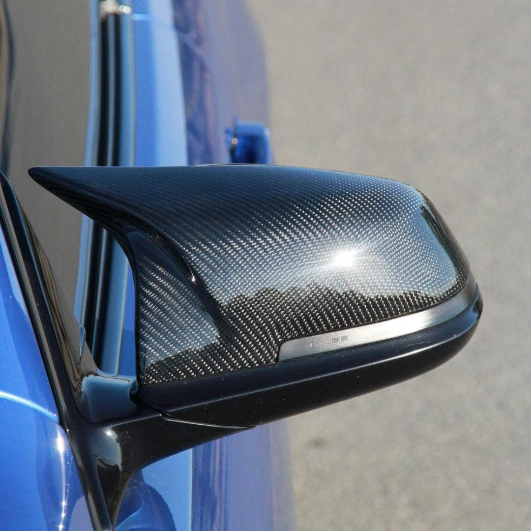 BM F-SERIES M4 STYLE CLIP ON CARBON FIBRE MIRROR COVERS (non oem) - Image 2