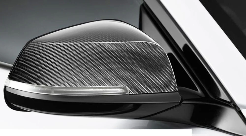 BM F-SERIES OEM STYLE CARBON FIBRE MIRROR COVERS (non oem) - Image 2