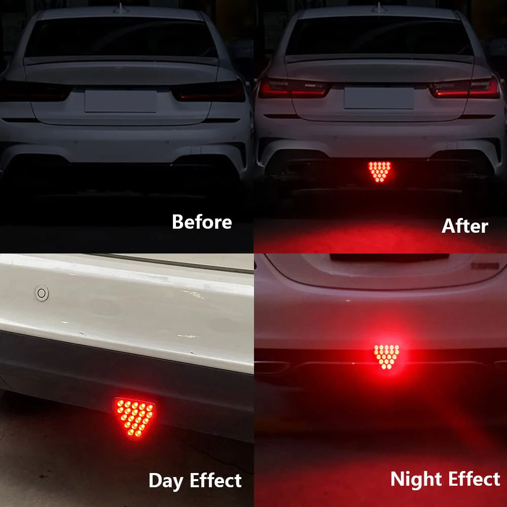 F1 INSPIRED UNIVERSAL BRAKE LIGHT - TRIANGLE - Image 2