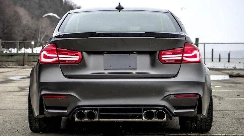 BM F30/F80 M4 STYLE CARBON FIBRE BOOT SPOILER (non oem) - Image 2