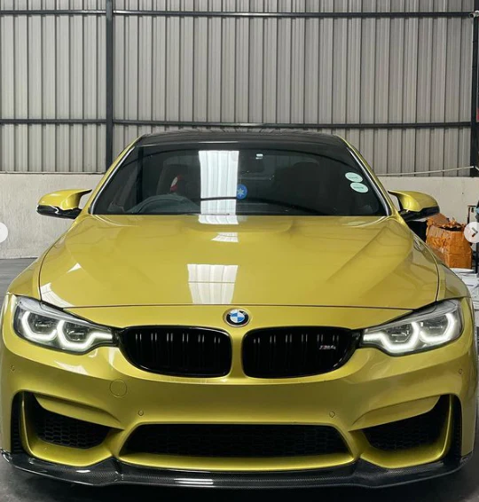 BM F80/F82/F83 M3/M4 V-STYLE CARBON FIBRE FRONT LIP (non oem) - Image 2