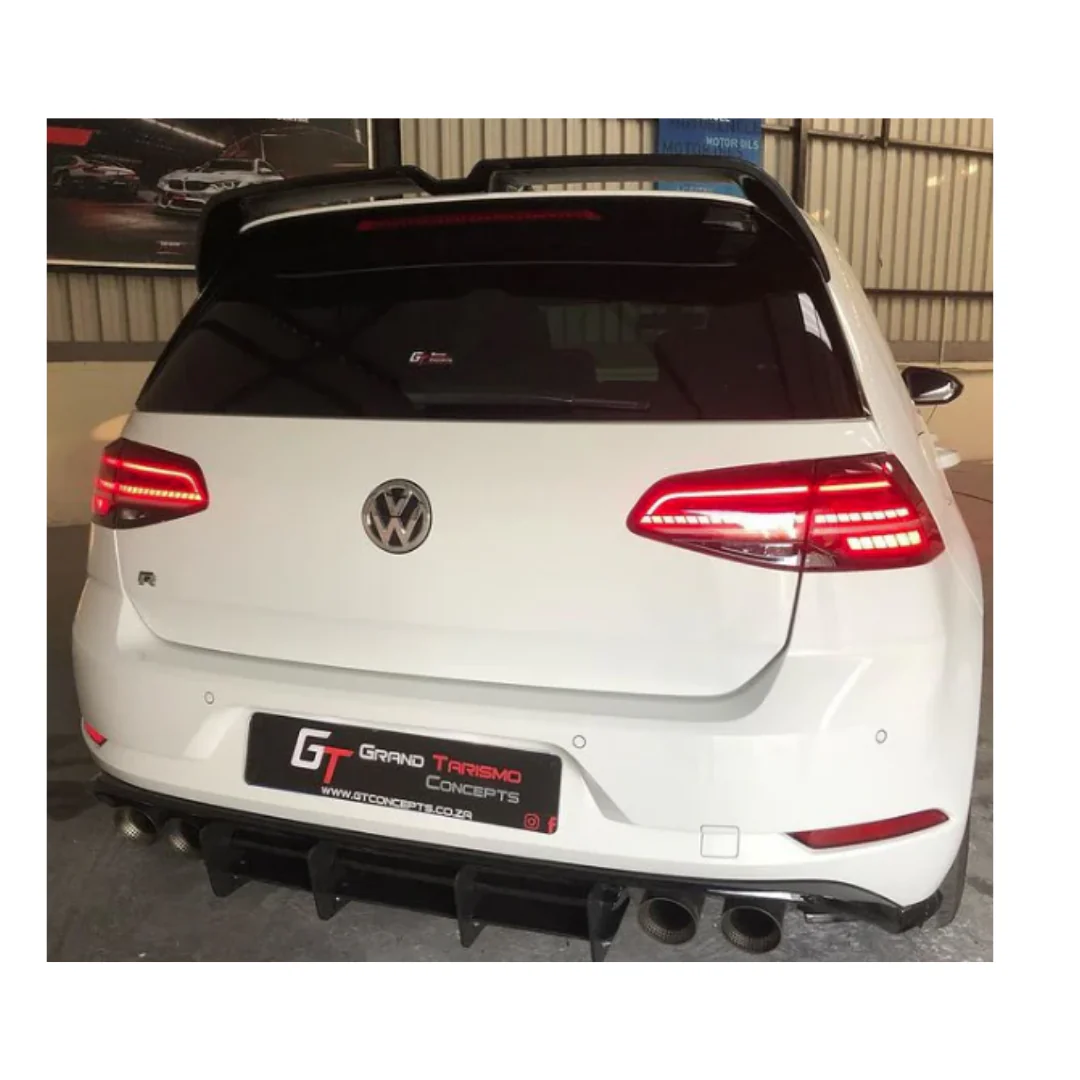 GOLF 7 TSI OETTINGER GLOSS BLACK ROOF SPOILER (non oem) - Image 2