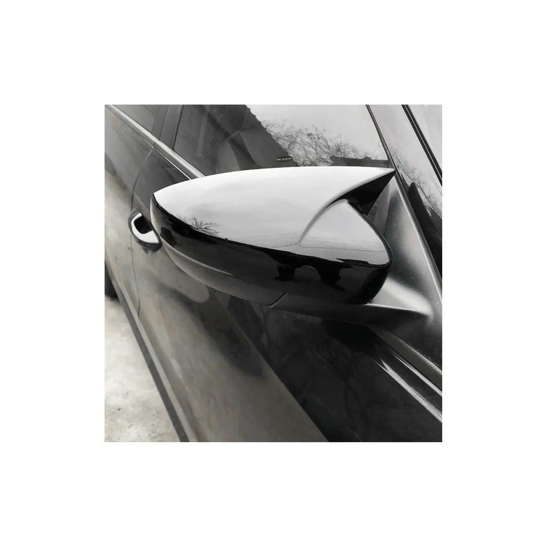 POLO 6 GLOSS BLACK BATMAN STYLE MIRROR COVERS (non oem) - Image 2