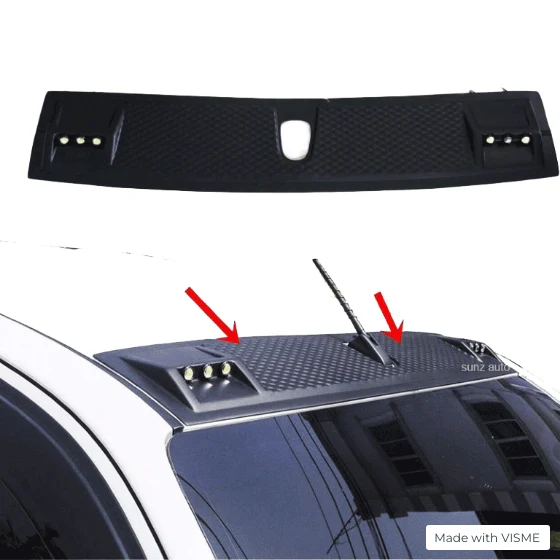 RANGER ROOF COVER WITH L.E.D LIGHTS T6/T7 MODELS 2012-2019 (non oem) - Image 2